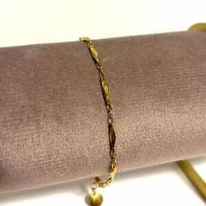 Olive & Piper 7.5” 14k gold plated bracelet